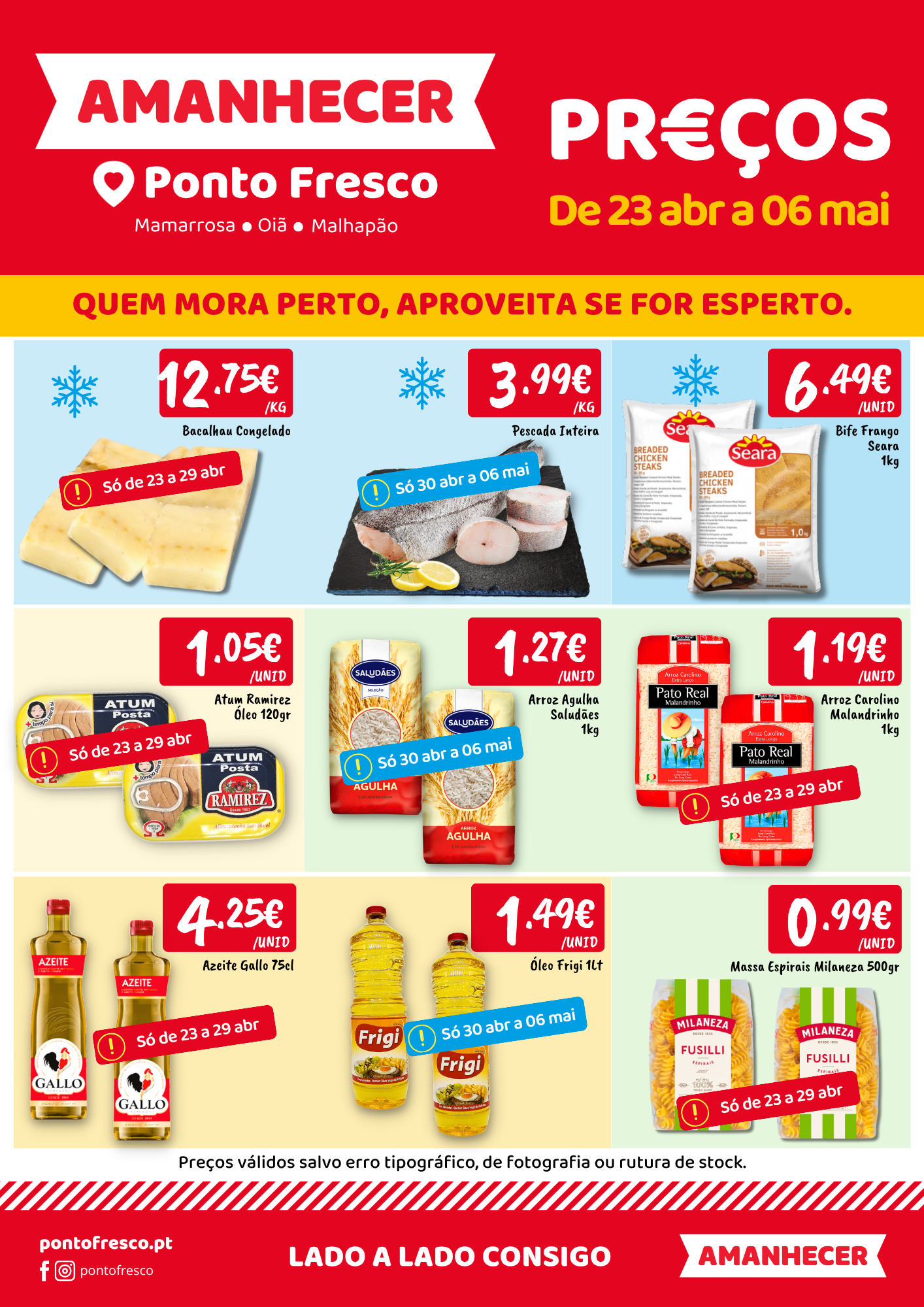 Ponto Fresco Supermercados - Mamarrosa, Oiã e Malhapão