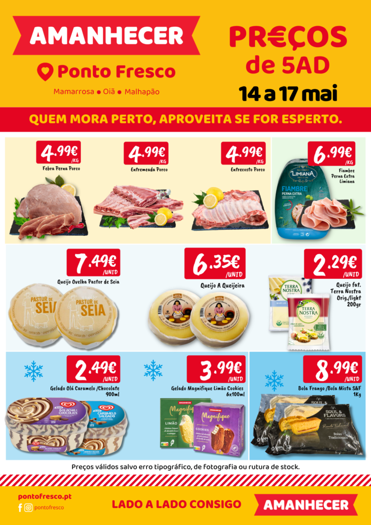 Ponto Fresco Supermercados - Mamarrosa, Oiã e Malhapão