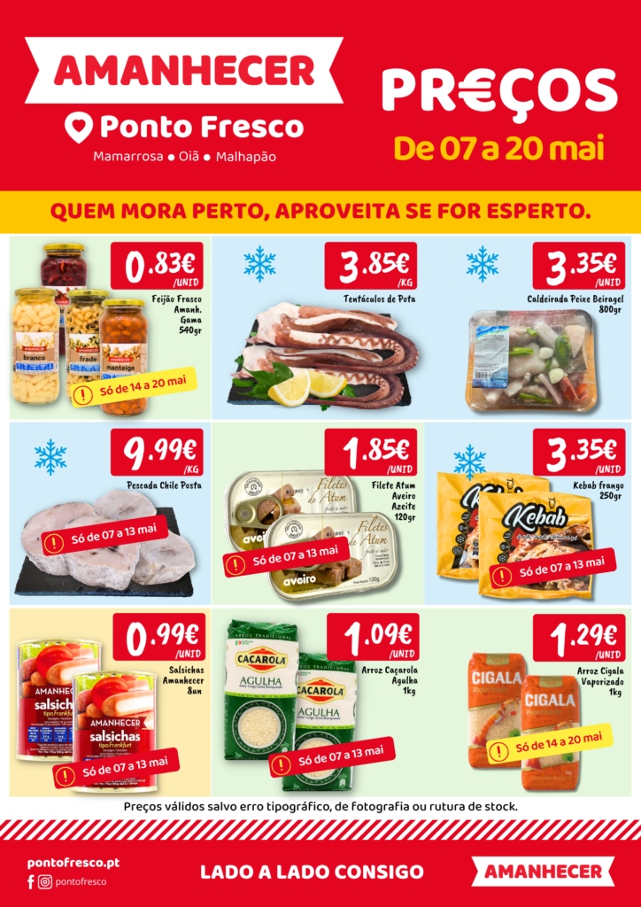 Ponto Fresco Supermercados - Mamarrosa, Oiã e Malhapão