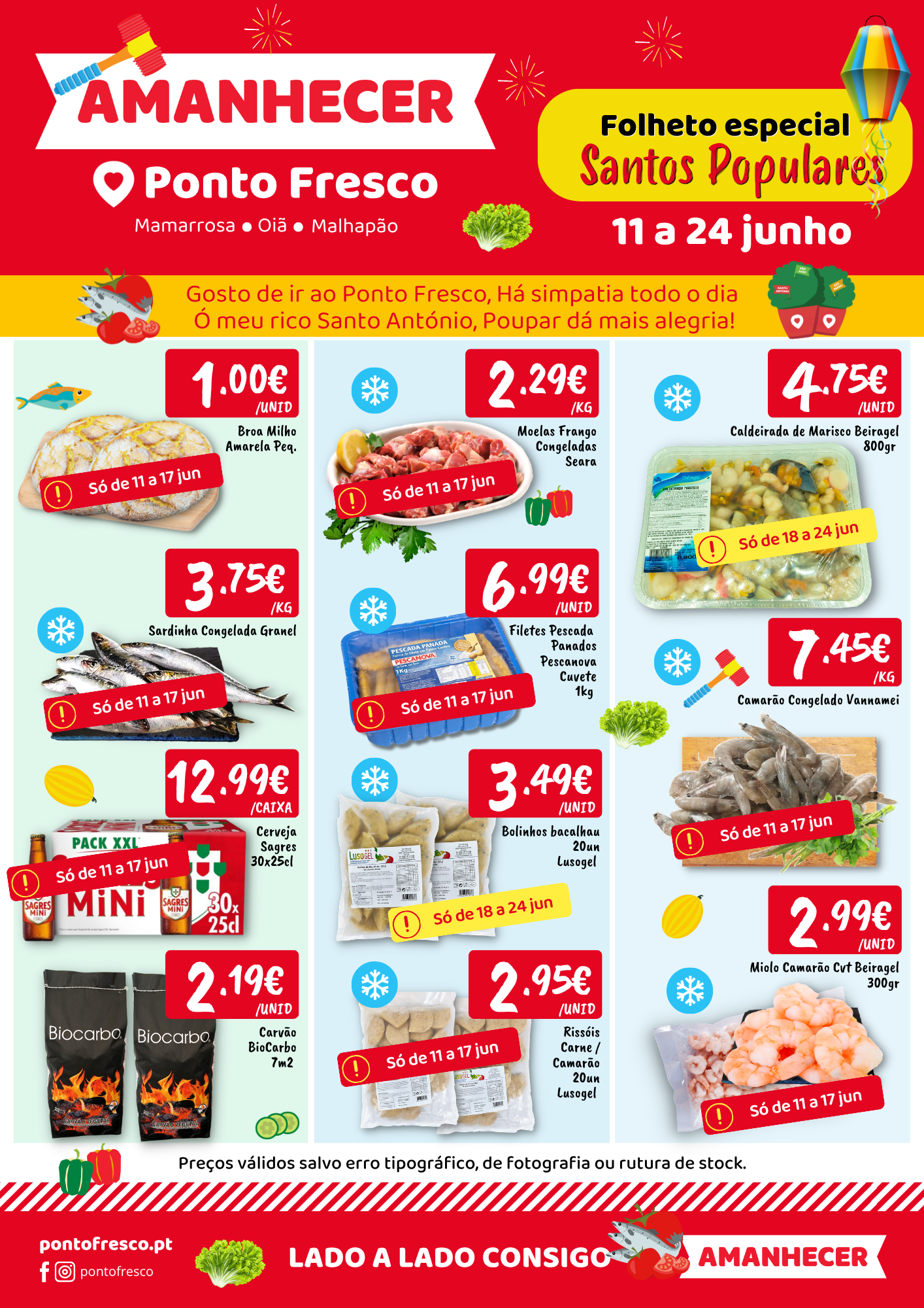 Ponto Fresco Supermercados - Mamarrosa, Oiã e Malhapão