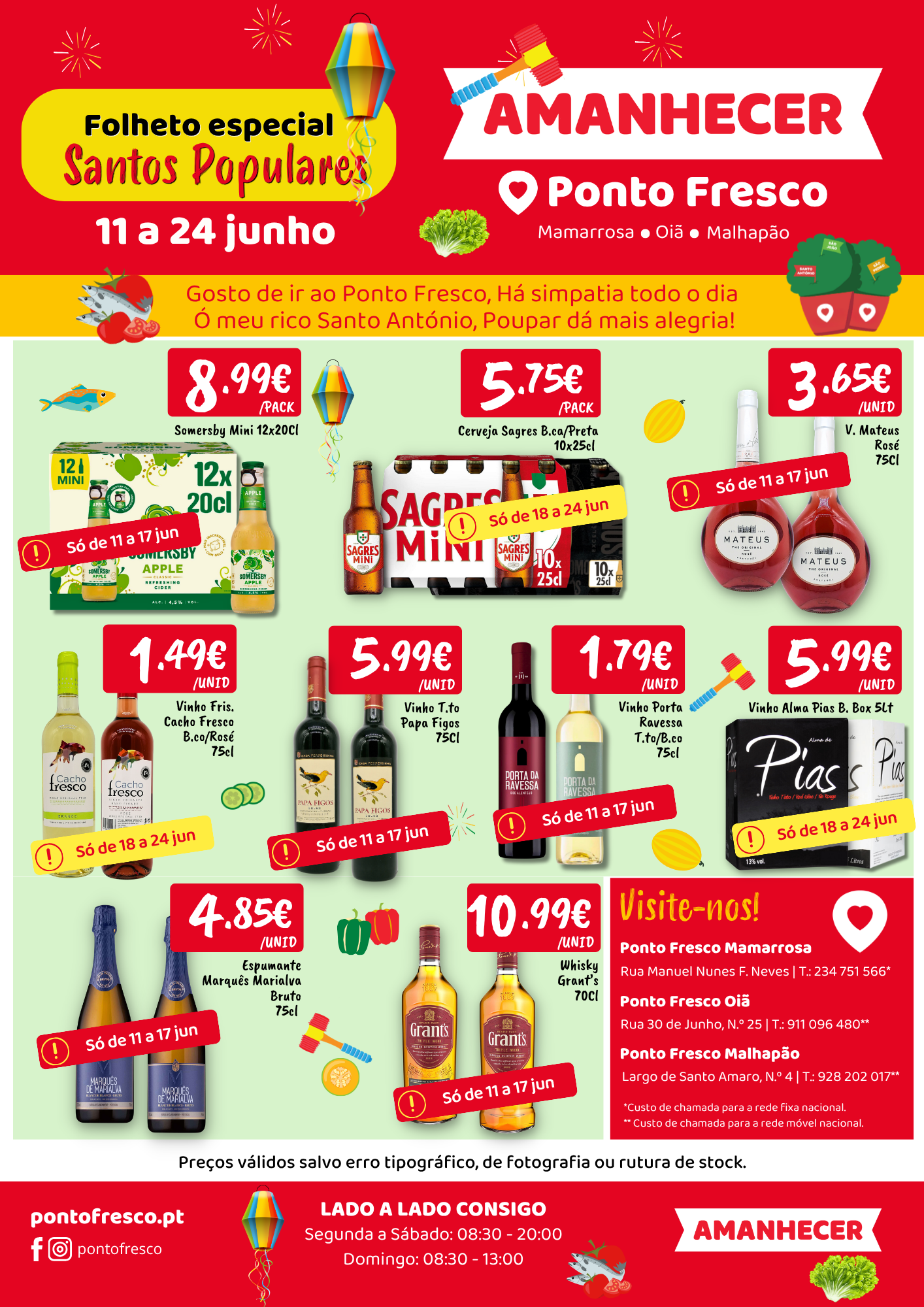 Ponto Fresco Supermercados - Mamarrosa, Oiã e Malhapão