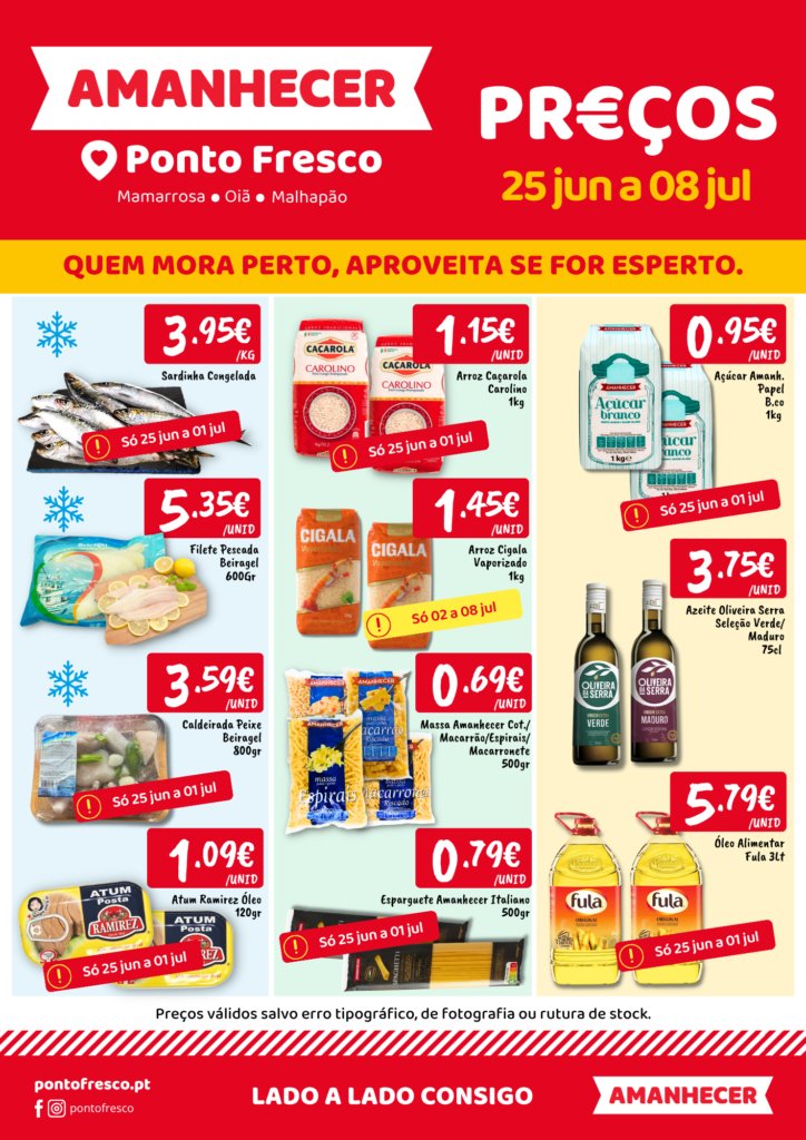 Ponto Fresco Supermercados - Mamarrosa, Oiã e Malhapão