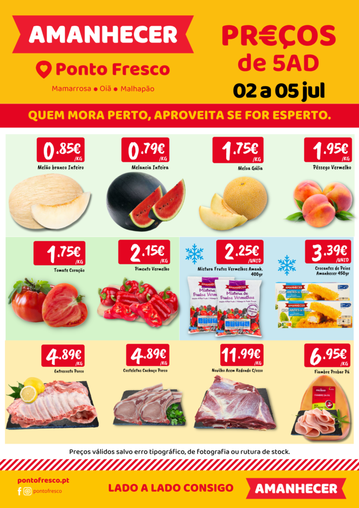 Ponto Fresco Supermercados - Mamarrosa, Oiã e Malhapão