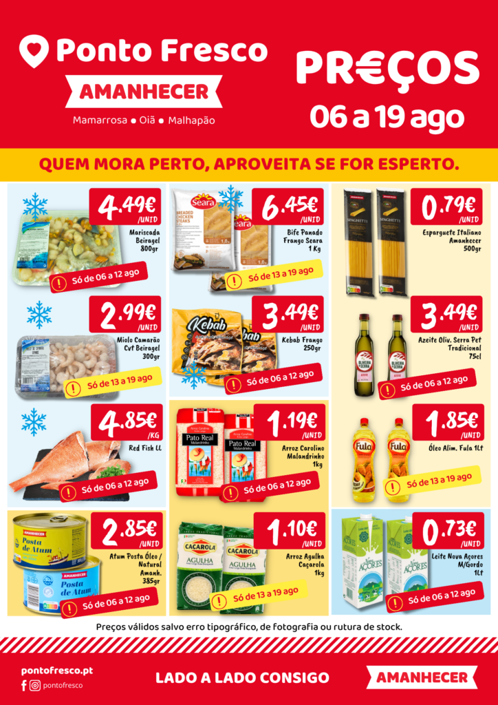 Ponto Fresco Supermercados - Mamarrosa, Oiã e Malhapão