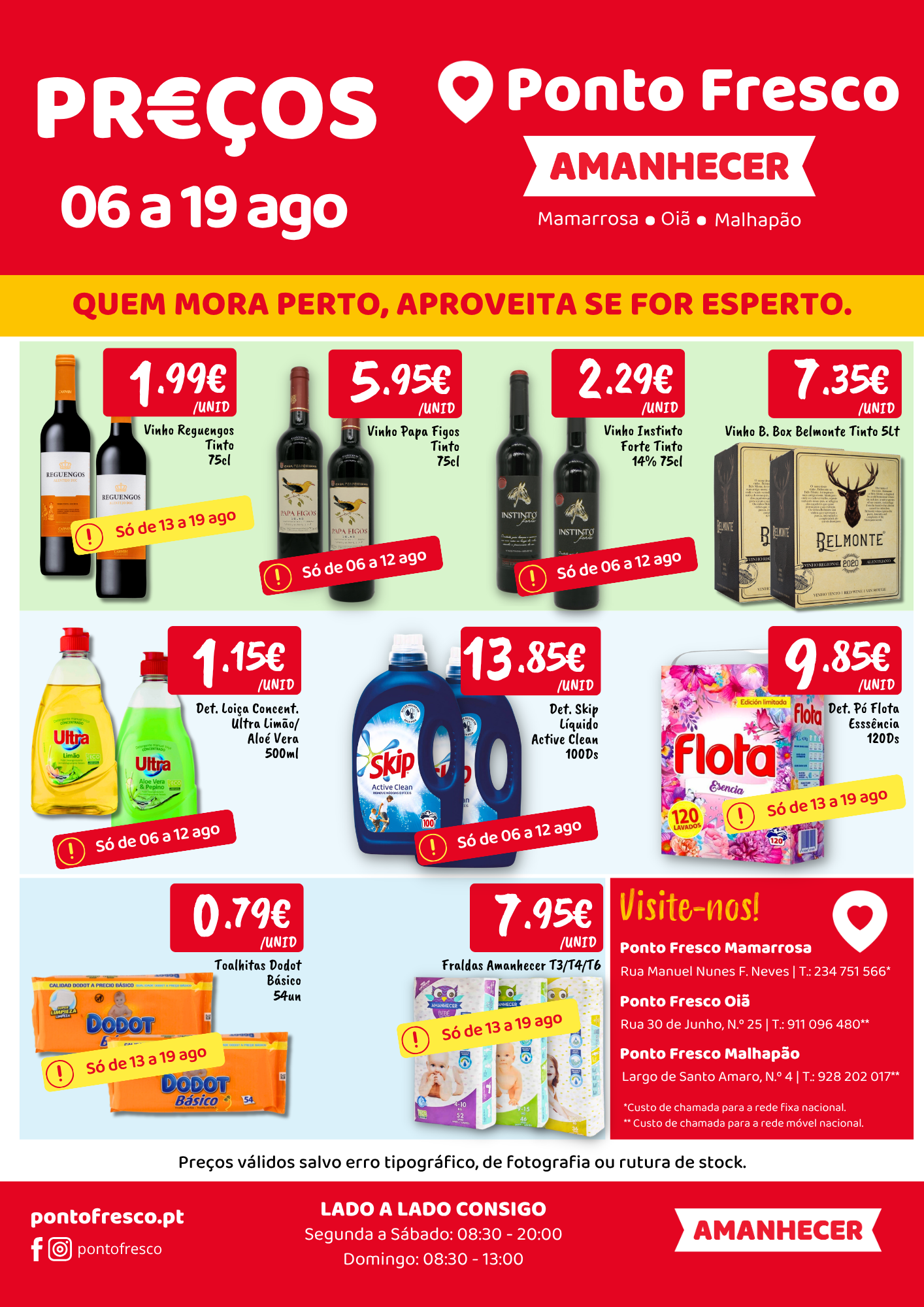 Ponto Fresco Supermercados - Mamarrosa, Oiã e Malhapão