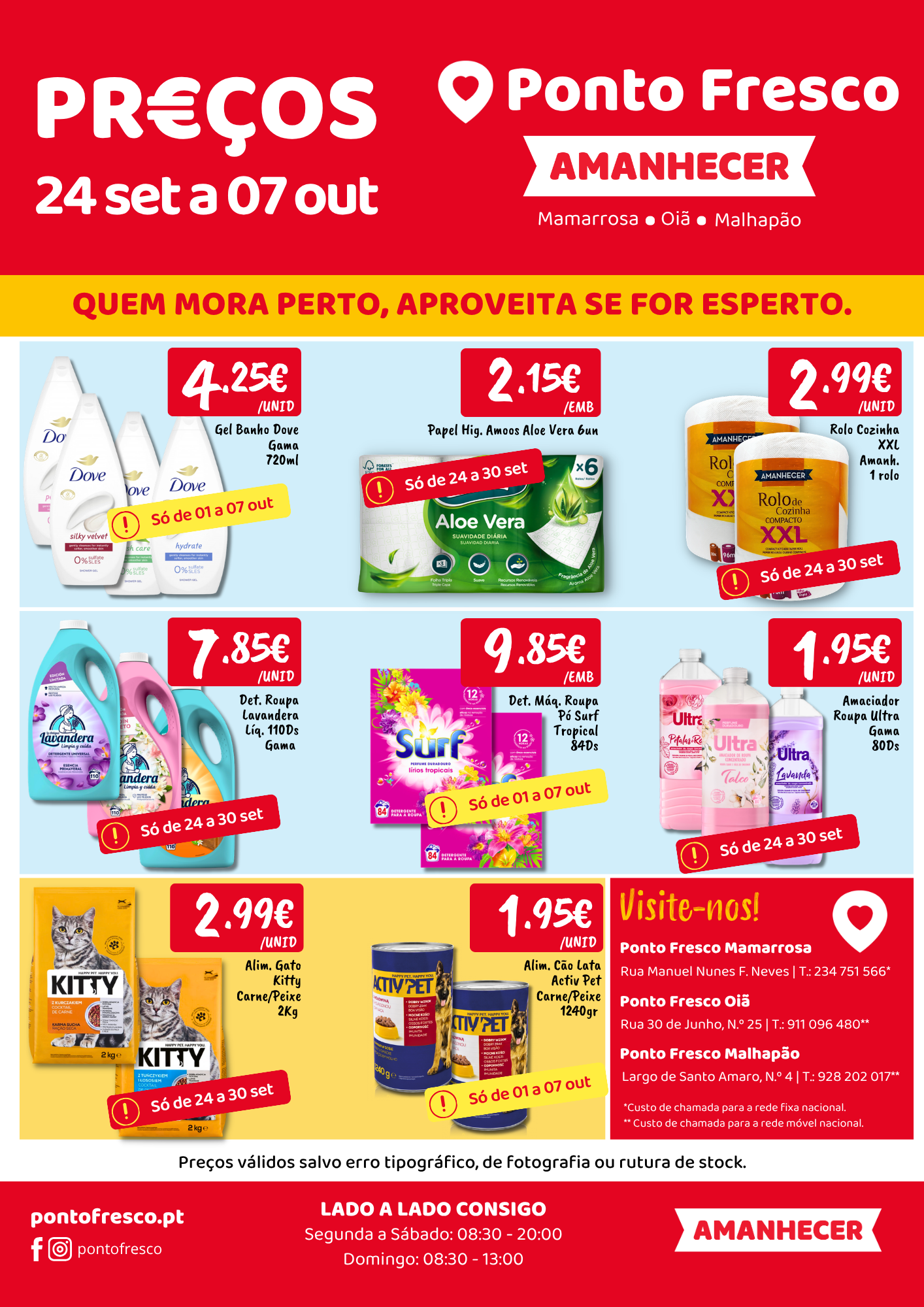 Ponto Fresco Supermercados - Mamarrosa, Oiã e Malhapão